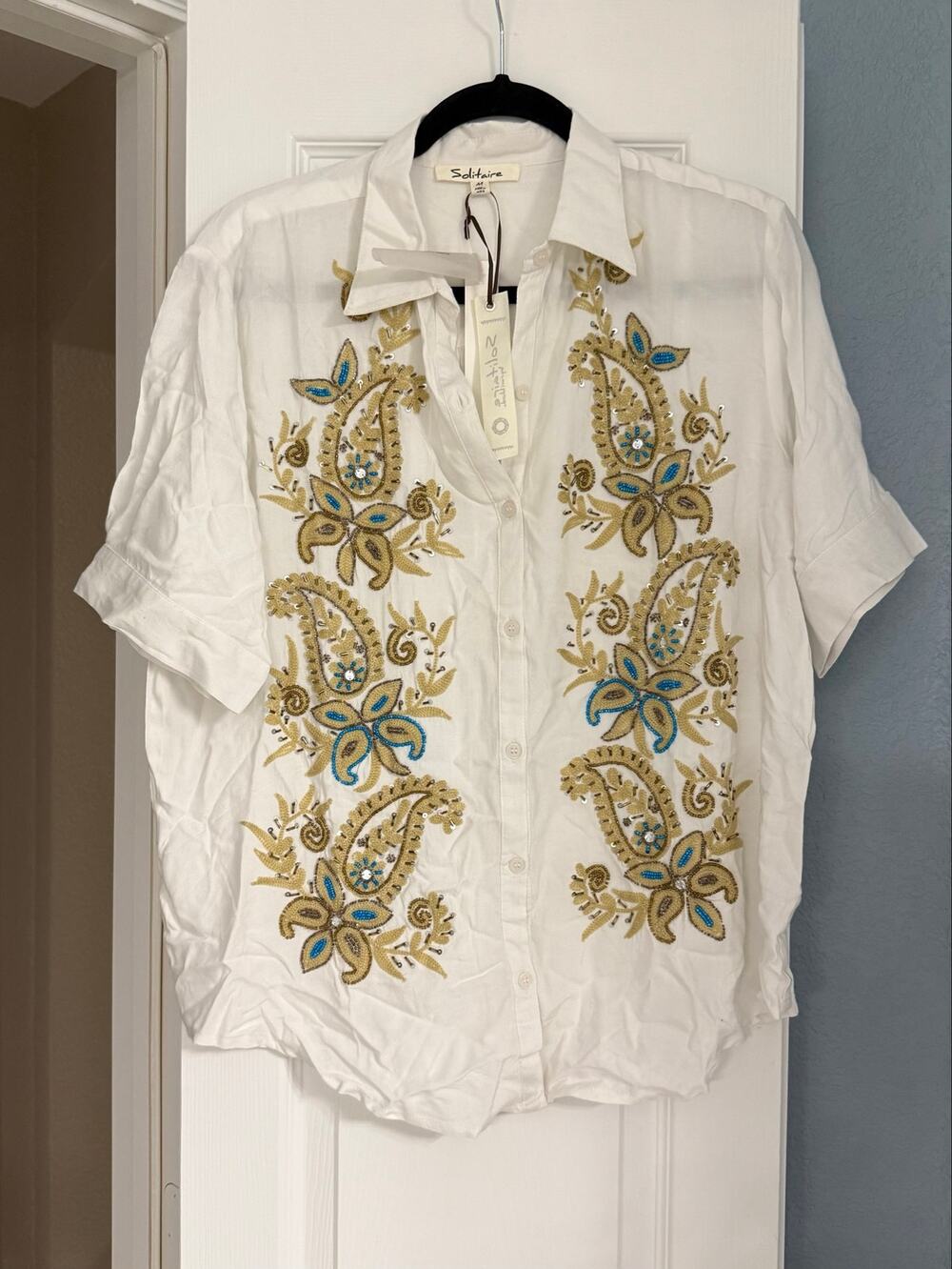 Solitaire Beaded Blouse